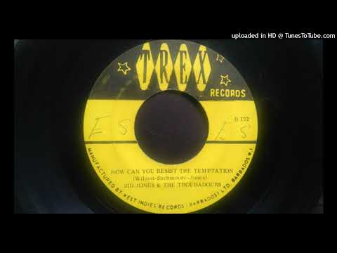 Unknown Barbados Gospel Soul 45 Sid Jones & The Troubadours - How Can You Resist The Temptation