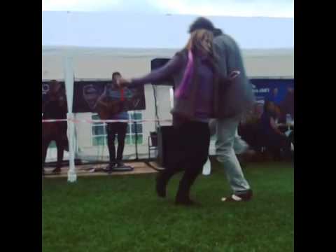 Dancing at Poppleton Beer Festival