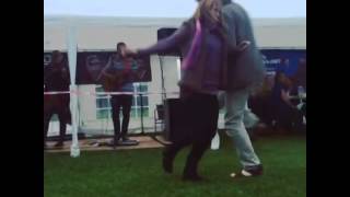 Dancing at Poppleton Beer Festival