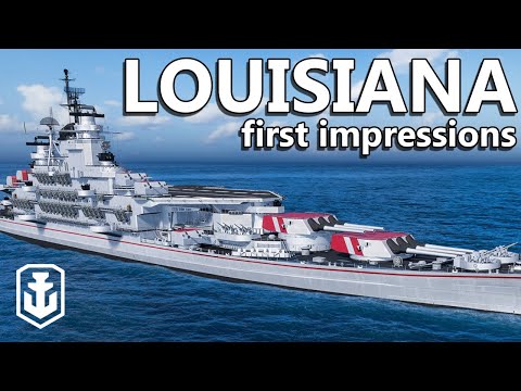 New Tier 10 Hybrid Battleship - Louisiana First Impressions