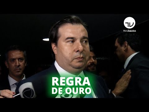 Maia comenta que é preciso cuidado no assunto “regra de ouro” - 03/09/19