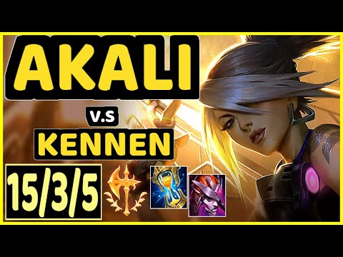 ALOIS (AKALI) vs KENNEN - 15/3/5 KDA MID CHALLENGER GAMEPLAY - EUW