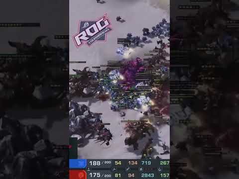 ByuN perfectly handles a lategame Serral's zerg army in StarCraft 2