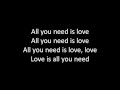 Timeflies - All You Need Is Love Lyrics 