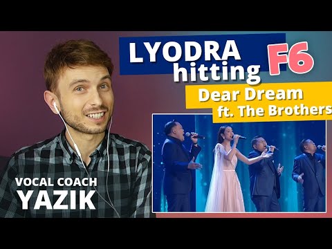 Vocal Coach YAZIK reaction to Lyodra & The Brothers - Dear Dream