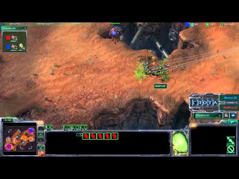 StarCraft 2 - SC392 - Morrow (Z) vs MadFrog (Z) on Blistering Sands Part 1