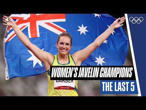 Last Five Women’s Javelin Champions | Top Moments