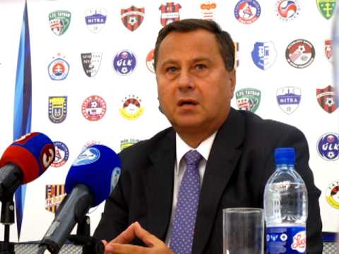 Jozef Valovic po zasadnuti prezidia Unie ligovych klubov o slovenskom futbale