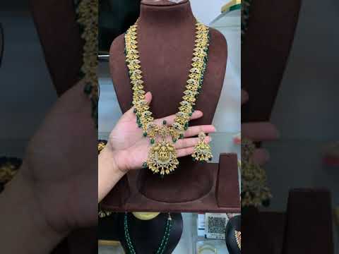 ||Long haram|| #traditionalwear #dress #saree  #jewellerys #sareelovers #indianwear