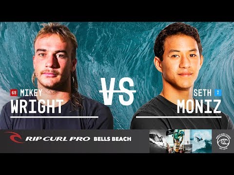 Mikey Wright vs. Seth Moniz - Round of 32, Heat 6 - Rip Curl Pro Bells Beach 2019