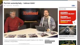 Kaara tutustuu suomalaisten autolehtien nettisaitteihin