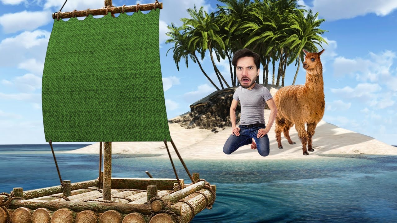 O MEU BARCO FOI EMBORA SEM MIM E ME DEIXOU ABANDONADO NUMA ILHA DESERTA NO RAFT!