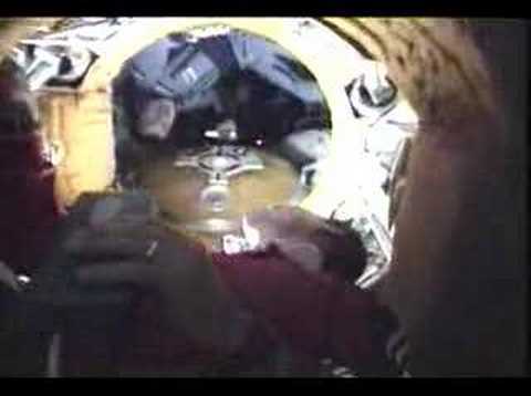 STS 71 Approach & Docking with Mir.