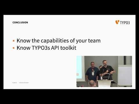 TYPO3 Developer Days 2019 Thursday Sessions jweiland.net