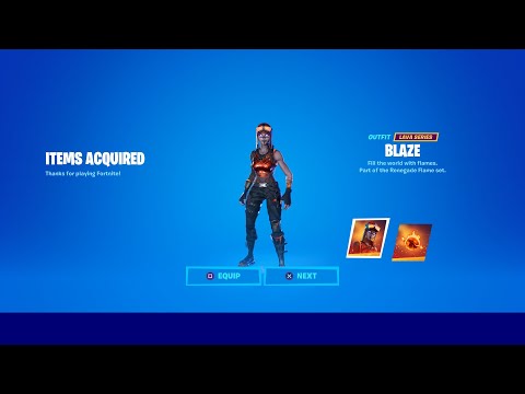 How To Get Blaze Skin (Renegade) NOW FREE In Fortnite! (Unlock Blaze Skin) Free Blaze Set