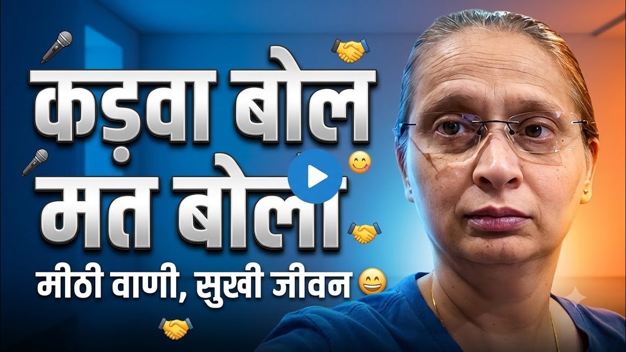 कड़वा मत बोलो, मीठे बोल रिश्ते बचाते हैं | Motivational Speech