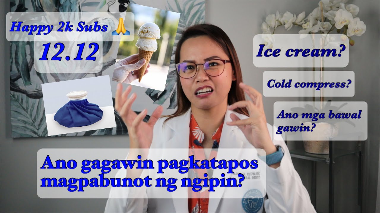 Putar video MGA GAGAWIN MO PAGKATAPOS MAGPABUNOT NG NGIPIN | TOOTH EXTRACTION AFTER CARE | Dra. Mara Redimano sekarang MGA GAGAWIN MO PAGKATAPOS MAGPABUNOT NG NGIPIN | TOOTH EXTRACTION AFTER CARE | Dra. Mara Redimano