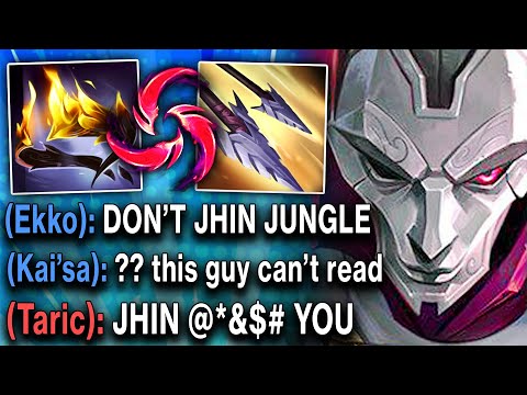 My team thought I was trolling with 1100 AD Jhin Jungle... I proved them all wrong