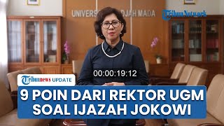 [FULL] 9 Pernyataan Rektor UGM soal Ijazah Jokowi, Klaim Tak Bela Sepihak hingga Bukti Registrasi