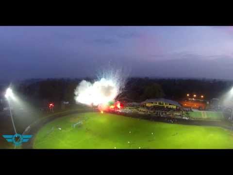 KKS Kalisz - Ostrovia Ostrów z lotu ptaka (Finał Okręgowego Pucharu Polski)