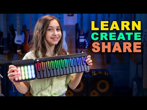 PopuPiano Smart Portable Keyboard Piano with Chord Pad | StackSocial