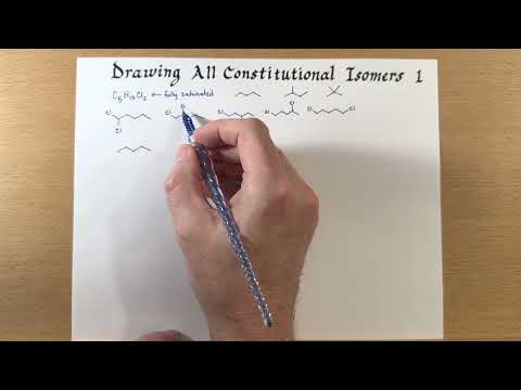 Drawing all Constitutional Isomers part 1