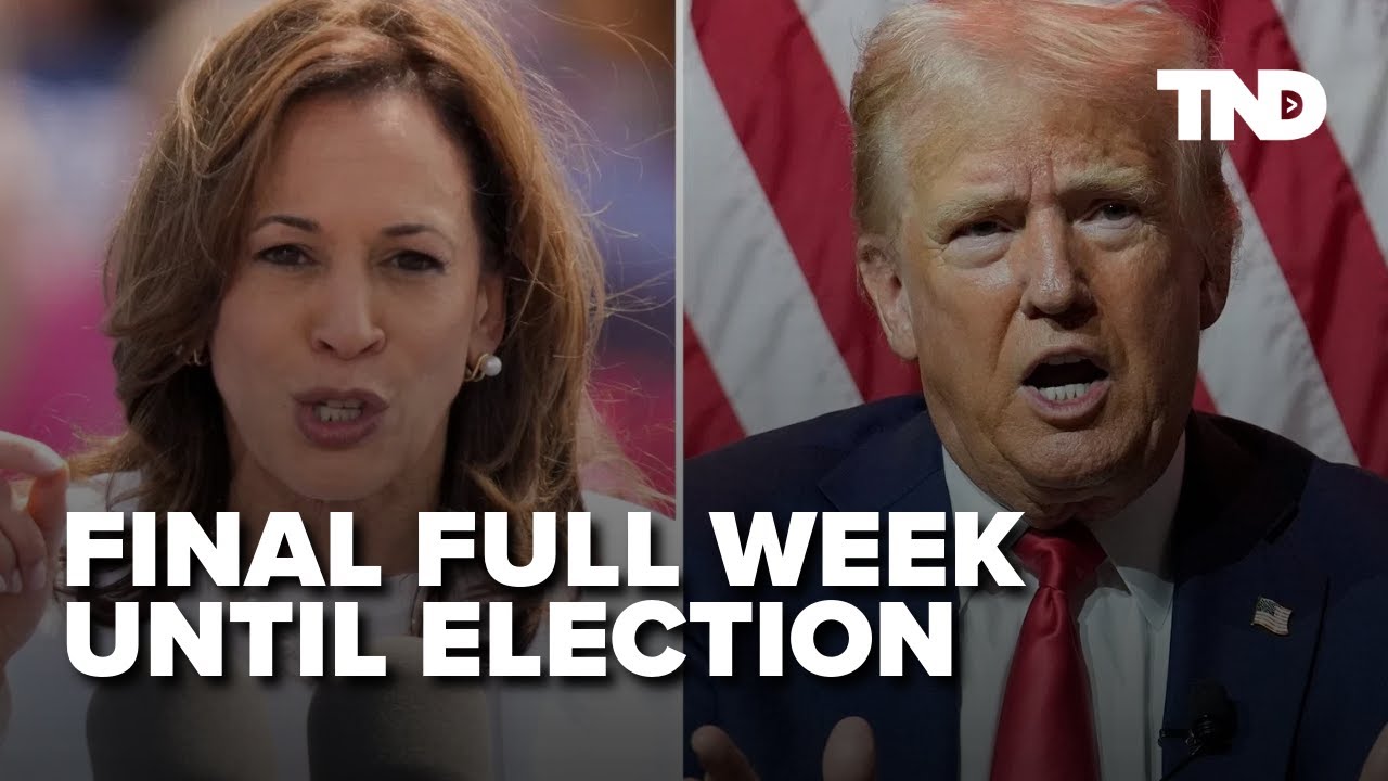 Trump, Harris push for final voters in last week of campaigning