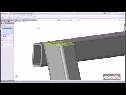 SolidWorks Weldments - Steel Storage Rack