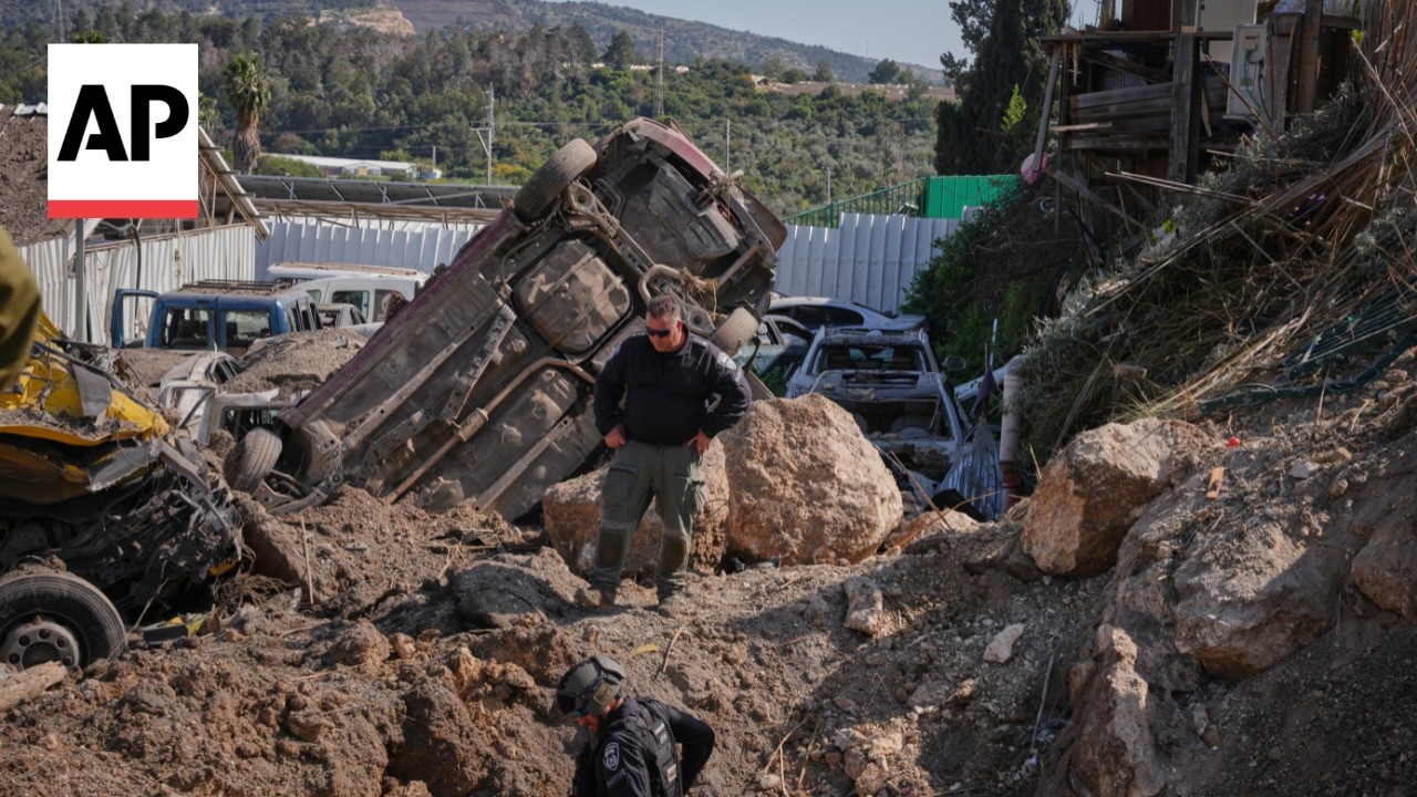 Video | Multiple injured after Iran launches missile attack in central Israel