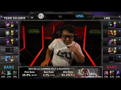 TSM vs LMQ Game 4 | Semi Finals NA LCS Summer 2014 Playoffs | LMQ vs TSM G4 PAX S4 Worlds Regionals