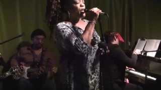 Evelyn Champagne King & Freddie Fox at Preston Glass CD listening party, May,2014