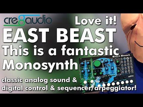 Cre8audio East Beast Semi-Modular East Coast Synthesizer Penishead Review