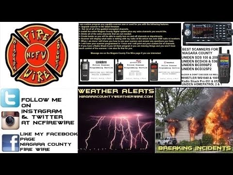 04/13/19 PM Niagara County Fire Wire Live Police & Fire Scanner Stream