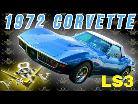 1972 Chevrolet C3 Corvette LS3 Swap, 6 Speed at V8 Speed and Resto Shop V8TV