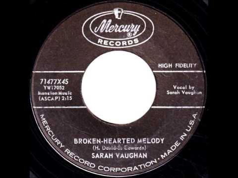 Sarah Vaughan ‎– Broken Hearted Melody 1959 Mercury ‎– 71477X45 ,