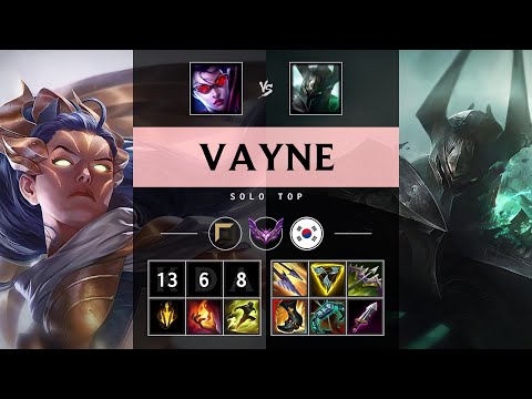 Vayne Top vs Mordekaiser - KR Master Patch 25.16