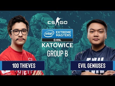 CS:GO - Evil Geniuses vs. 100 Thieves [Inferno] Map 1 - Group B - IEM Katowice 2020