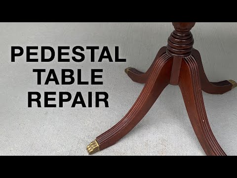 How to Repair Pedestal Table Legs by @FixingFurniture