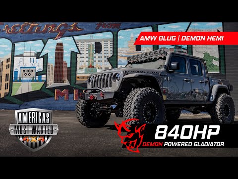 AMW 840 | DEMON Gladiator Turnkey in Sting Gray (840 HP!)