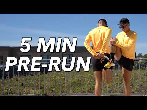 5 MIN PRE-RUNNING STRETCHING - WARM UP FOR RUNNERS