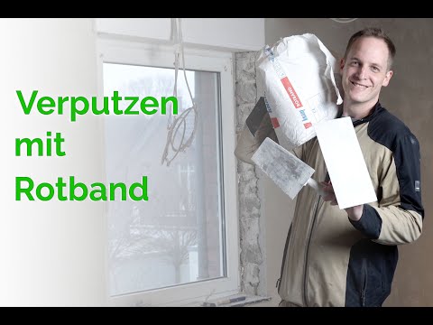 Innenwände verputzen mit Rotband - Kann man das selber machen? // DIY Selbstgemacht aber wie?