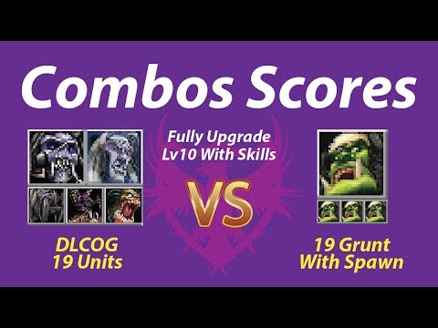 (CS) DLCOG vs 19 Grunt With Spawn (Lv10 With Skills) (Fully Upgrade) 1080p