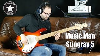 Video thumbnail for Music Man Stingray 5 Bass | fb.com/angeldust.guitars | Review Test by AngelDust Guitars