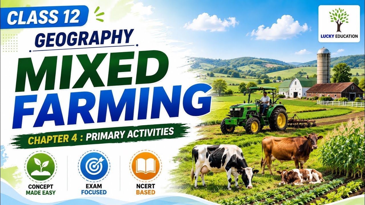 Mixed Farming -  Chapter 4 Primary activities | Class 12 Geography