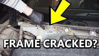 INSPECTING Frame Damage & Cracking on my Audi R8!