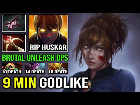 EVEN Huskar Can't 1v1 this Marci | WTF 9Min Godlike Overpower Unleash Hit Like a Truck Dota 2