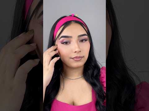 Maquiagem rosa com pedrinhas 🩷✨ se inscreva amiga ☝🏻 #maquiagem #tutorial #autocuidado