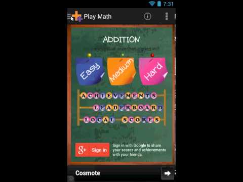 Play Math Video