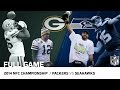Packers vs. Seahawks: 2014 NFC Championship Game | Aaron Rodgers vs. Russell Wilson | NFL Full Game
