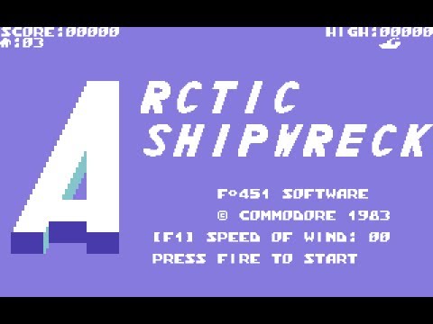 Arctic Shipwreck Review for the Commodore 64 by John Gage